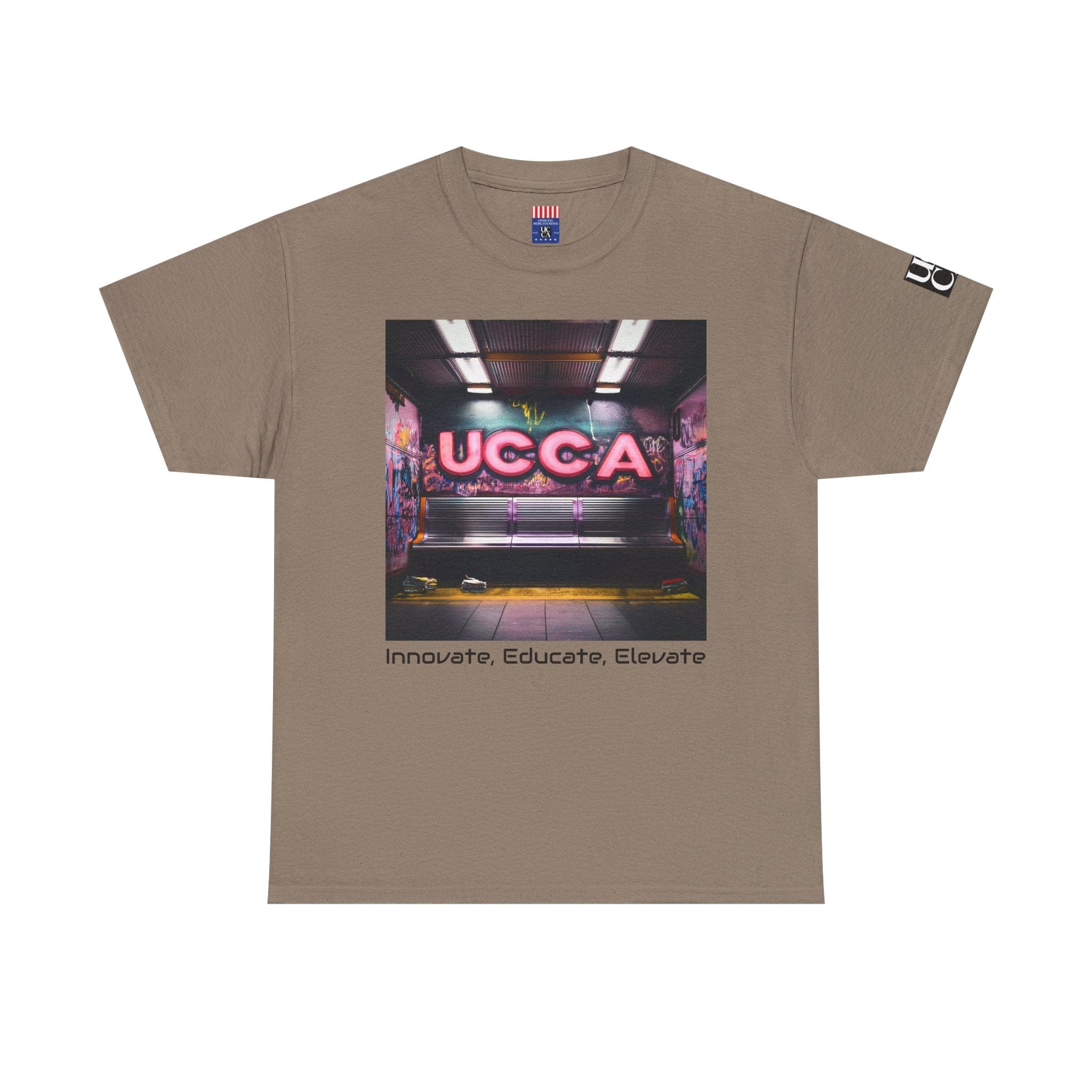 Step Back in Style: Retro Vibes, Modern Threads with a UCCA Edge - Unisex Heavy Cotton Tee T-Shirt