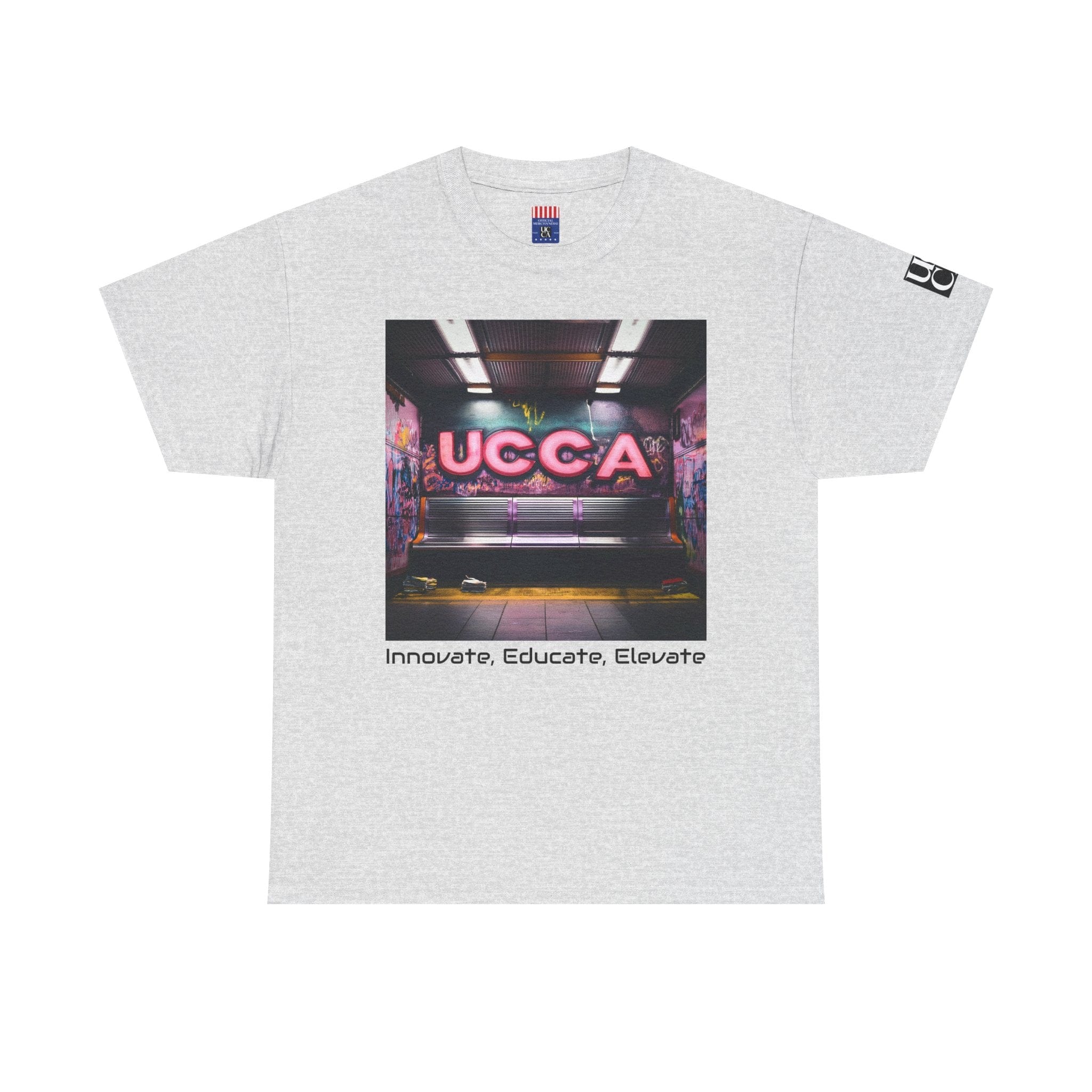 Step Back in Style: Retro Vibes, Modern Threads with a UCCA Edge - Unisex Heavy Cotton Tee T-Shirt