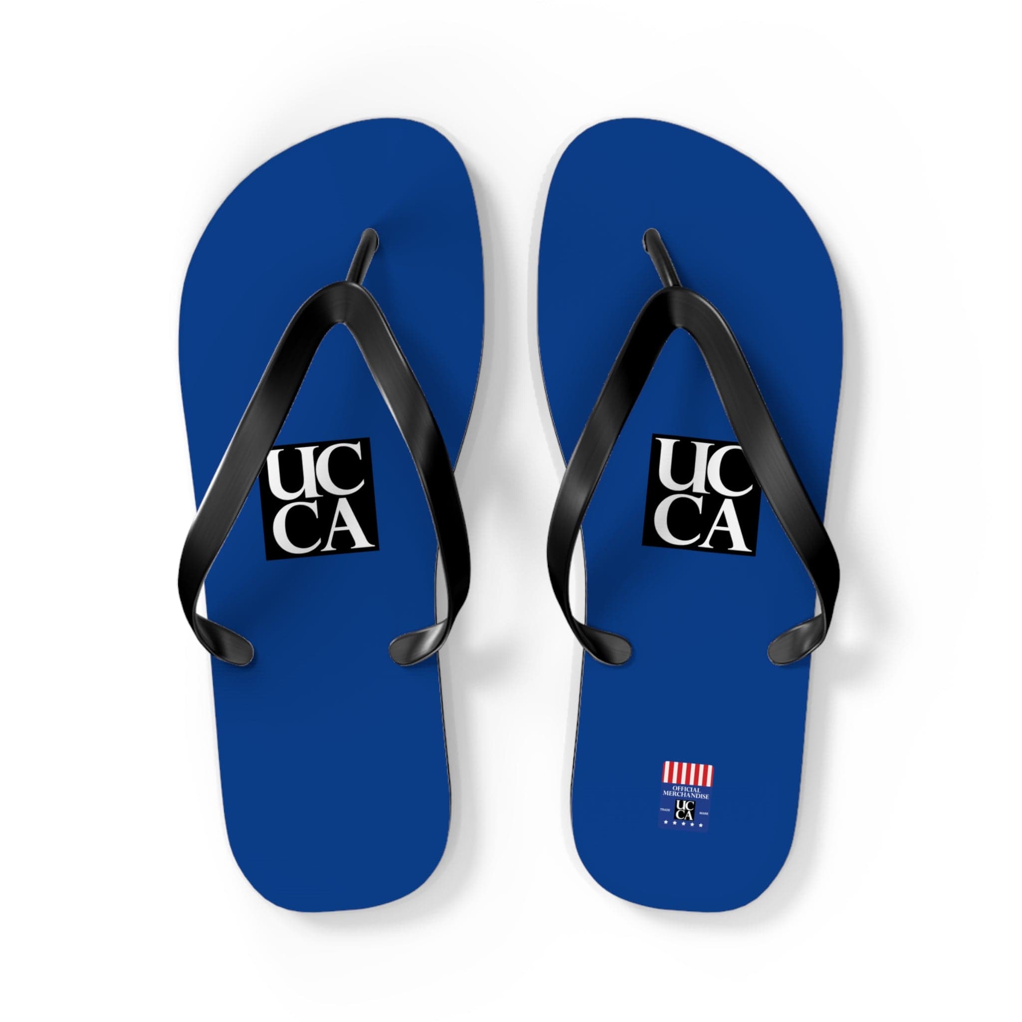 Step Into Summer with UCCA Flip Flops - Dark Blue L / Black sole Shoes