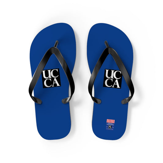 Step Into Summer with UCCA Flip Flops - Dark Blue M / Black sole Shoes