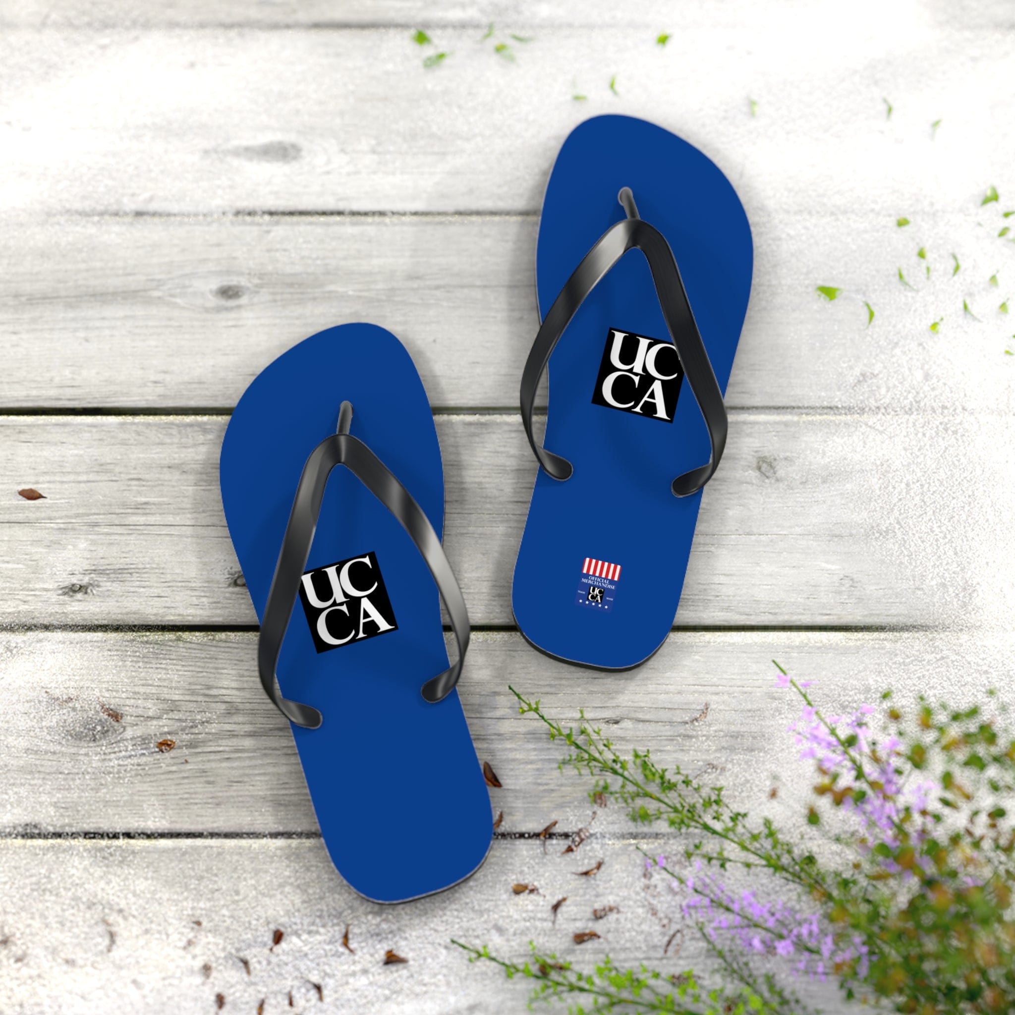 Step Into Summer with UCCA Flip Flops - Dark Blue Shoes