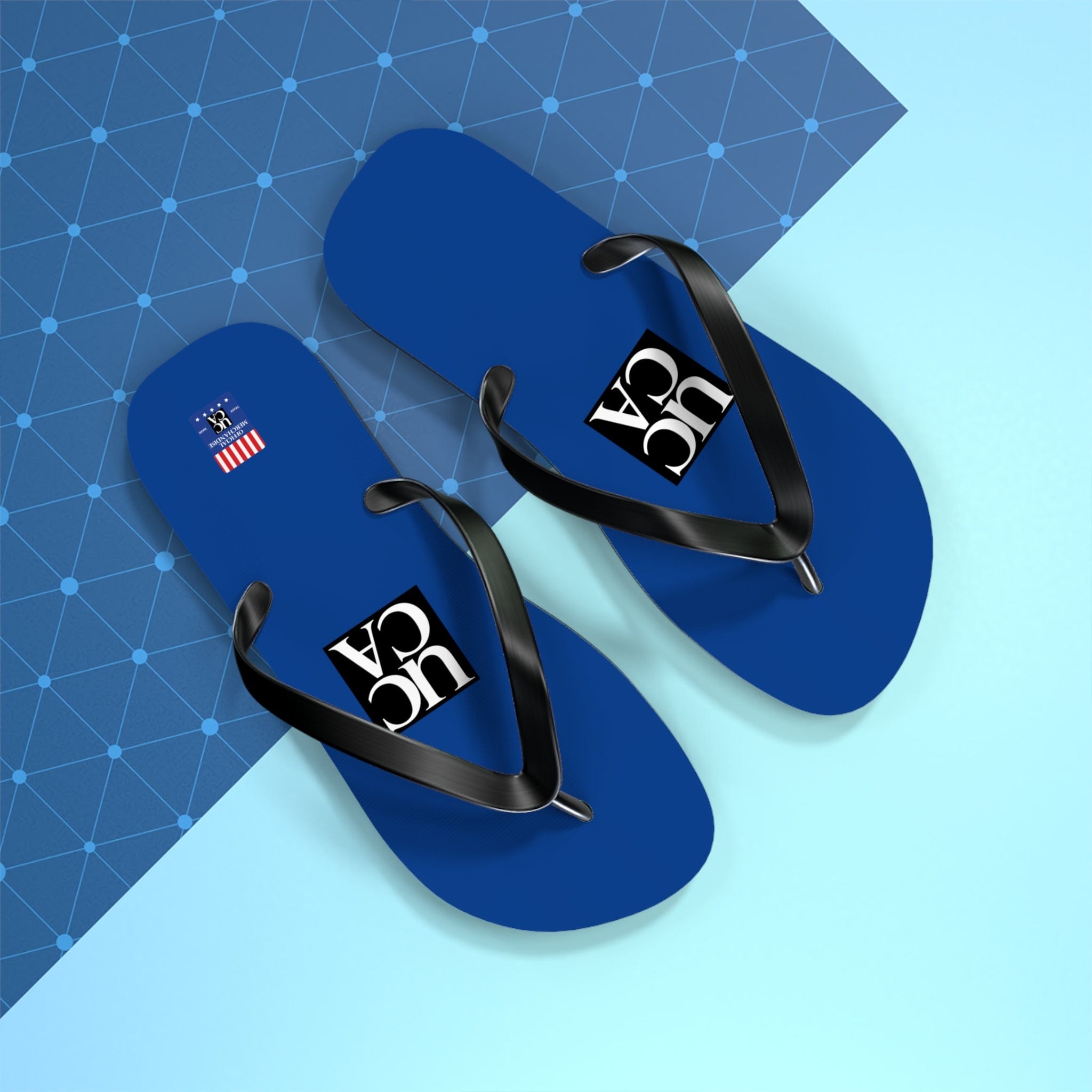 Step Into Summer with UCCA Flip Flops - Dark Blue Shoes