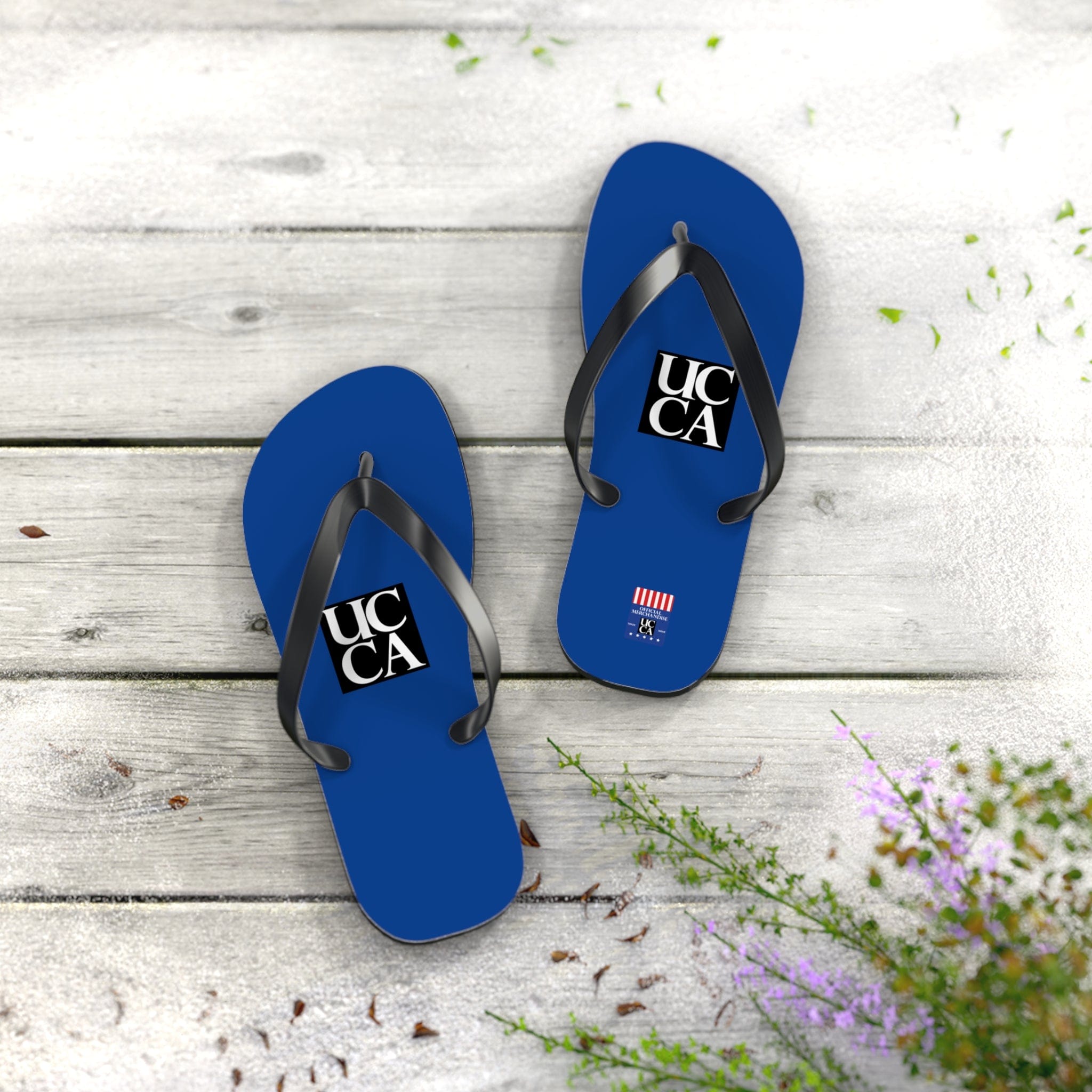 Step Into Summer with UCCA Flip Flops - Dark Blue Shoes