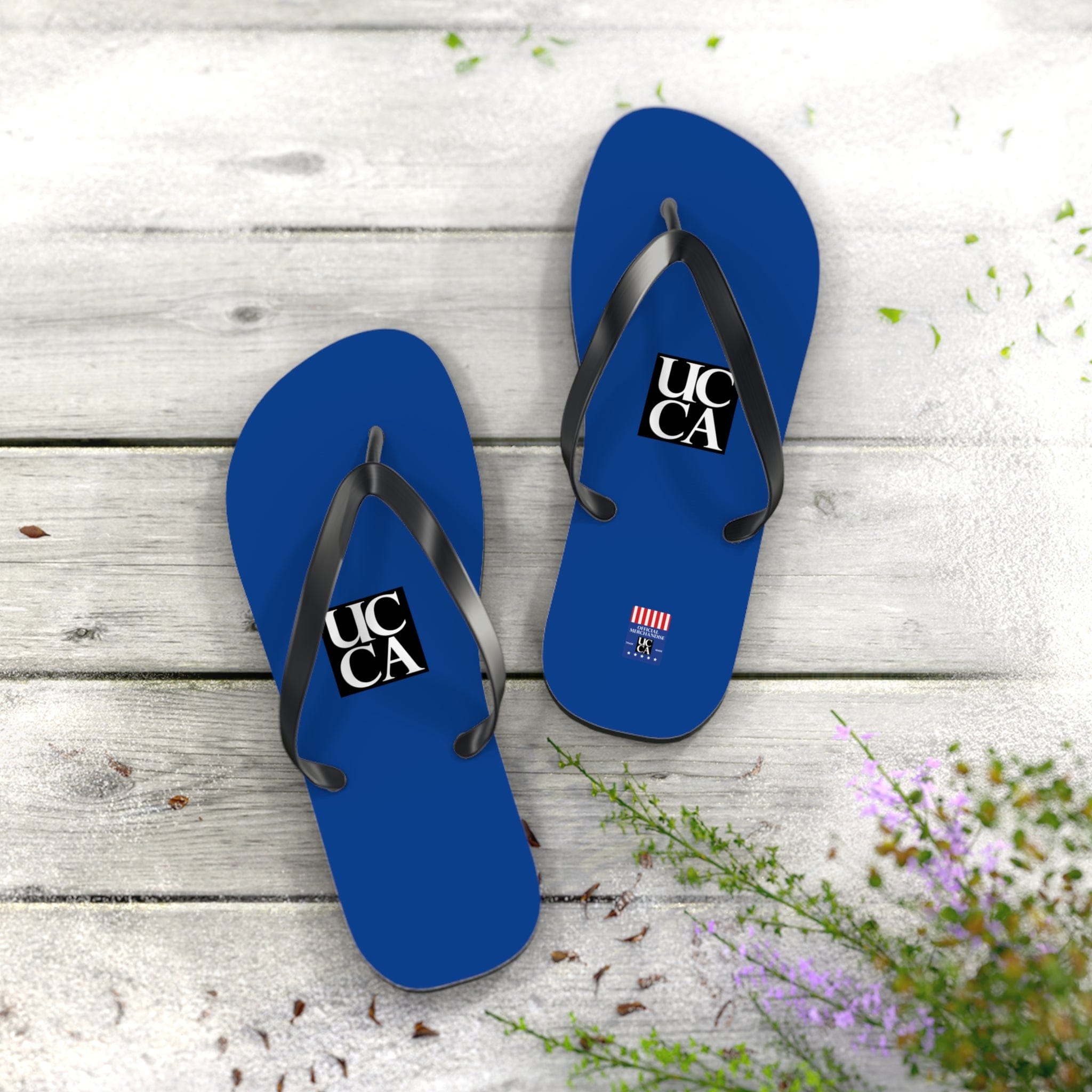 Step Into Summer with UCCA Flip Flops - Dark Blue Shoes