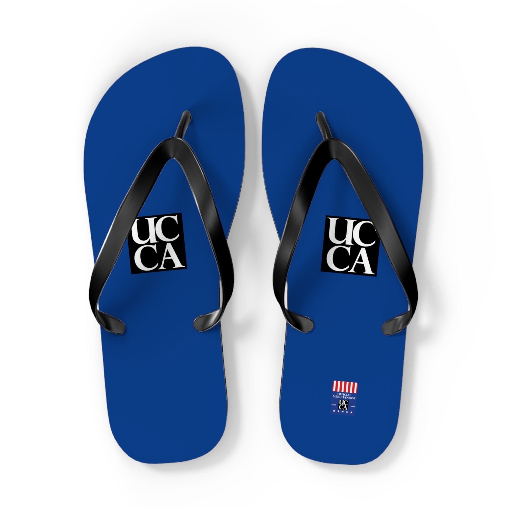 Step Into Summer with UCCA Flip Flops - Dark Blue XL / Black sole Shoes