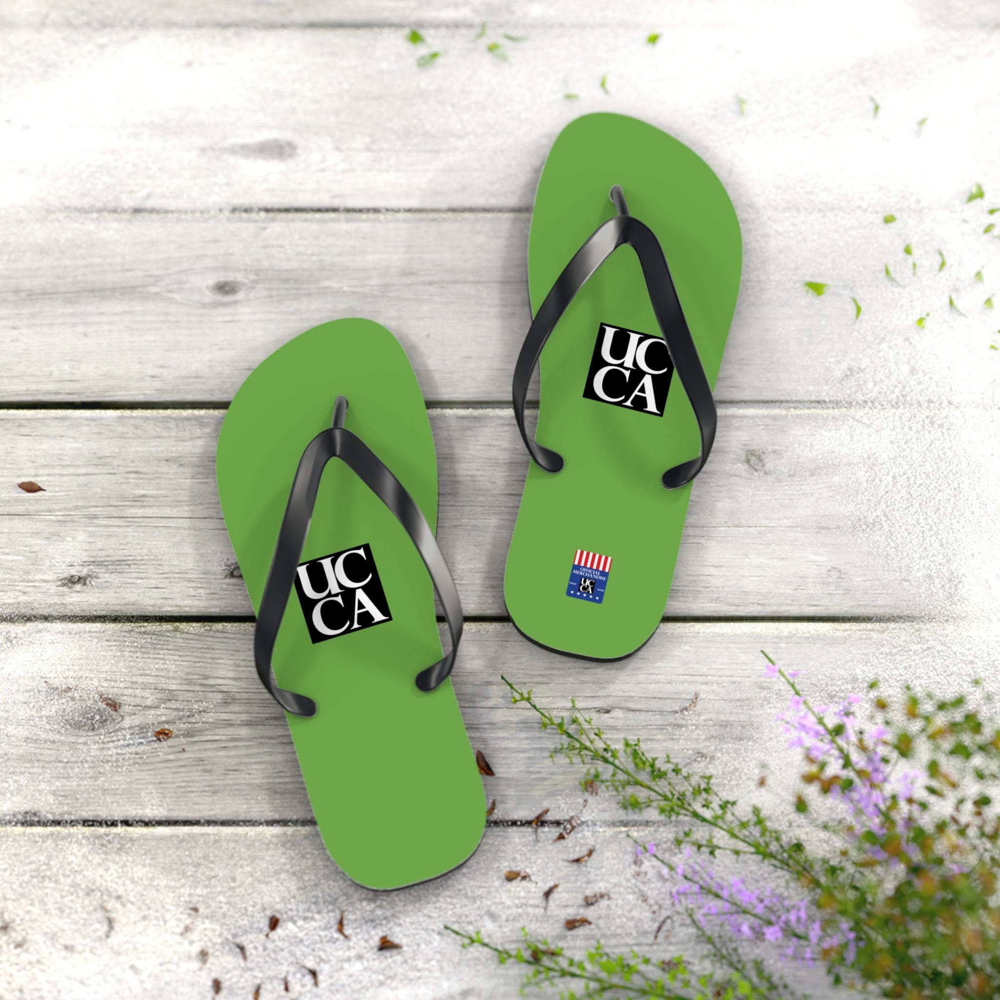 Step Into Summer with UCCA Flip Flops - Green Shoes