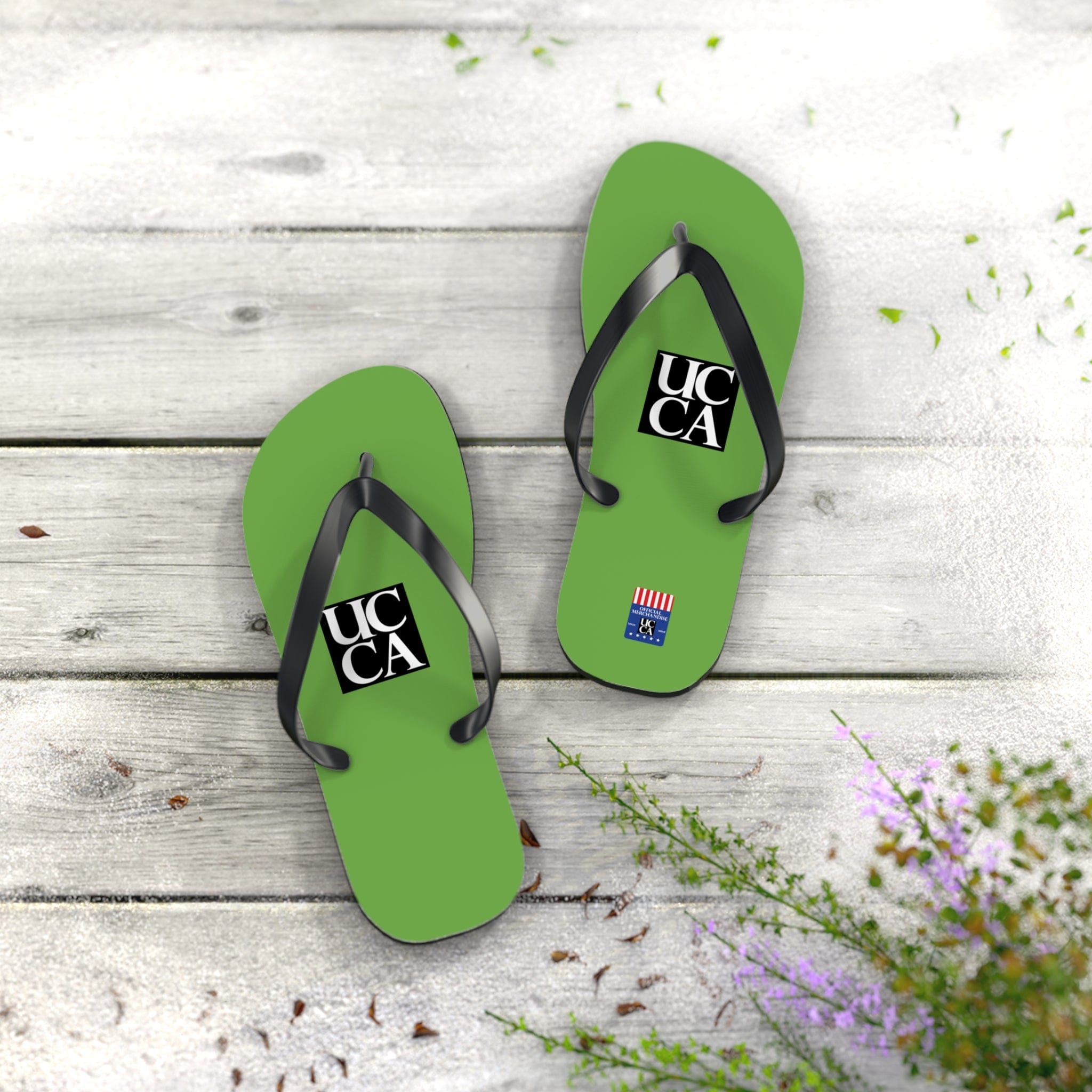 Step Into Summer with UCCA Flip Flops - Green Shoes