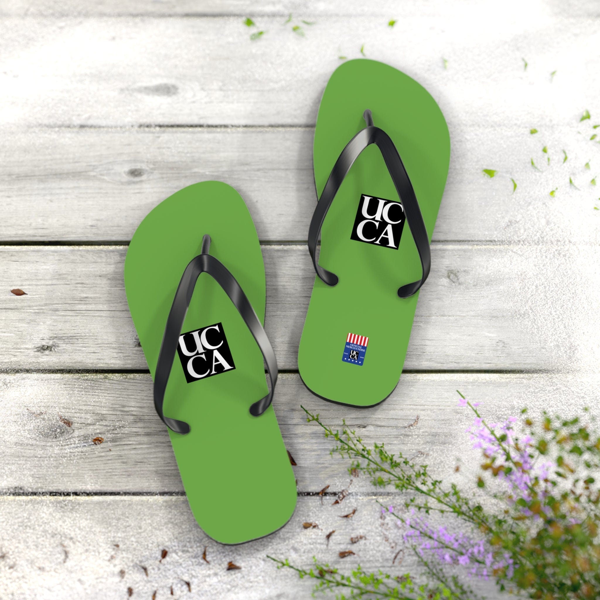 Step Into Summer with UCCA Flip Flops - Green Shoes