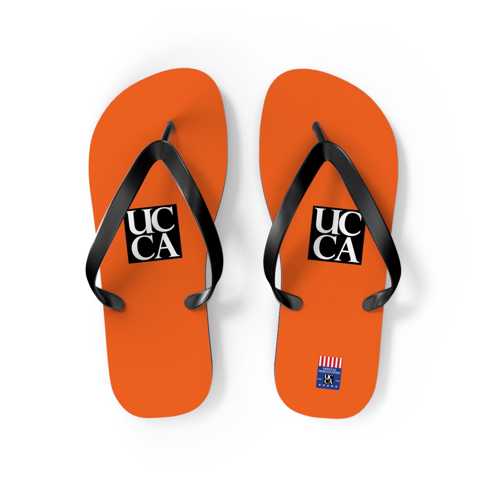 Step Into Summer with UCCA Flip Flops - Orange M / Black sole Shoes