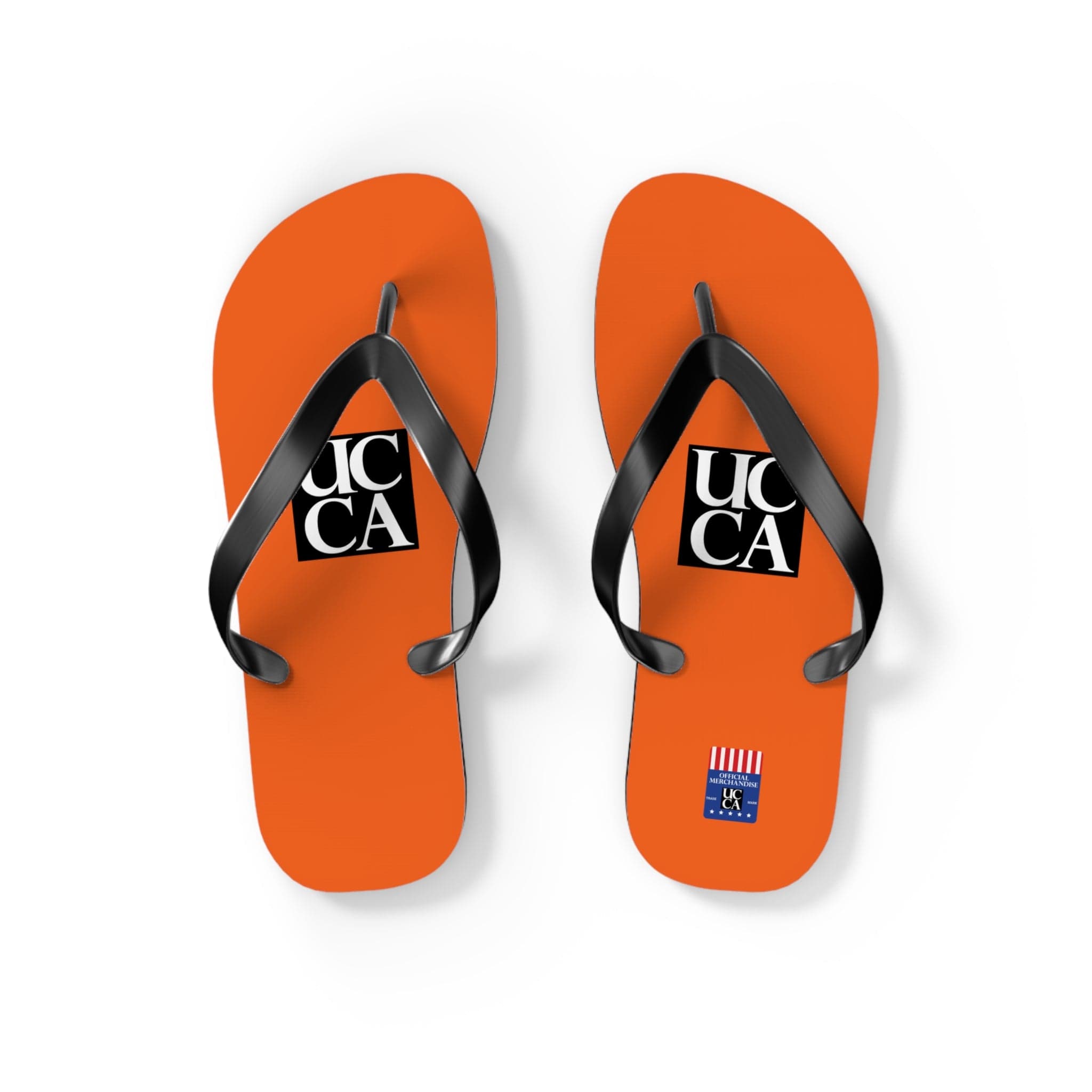 Step Into Summer with UCCA Flip Flops - Orange S / Black sole Shoes