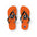 Step Into Summer with UCCA Flip Flops - Orange S / Black sole Shoes