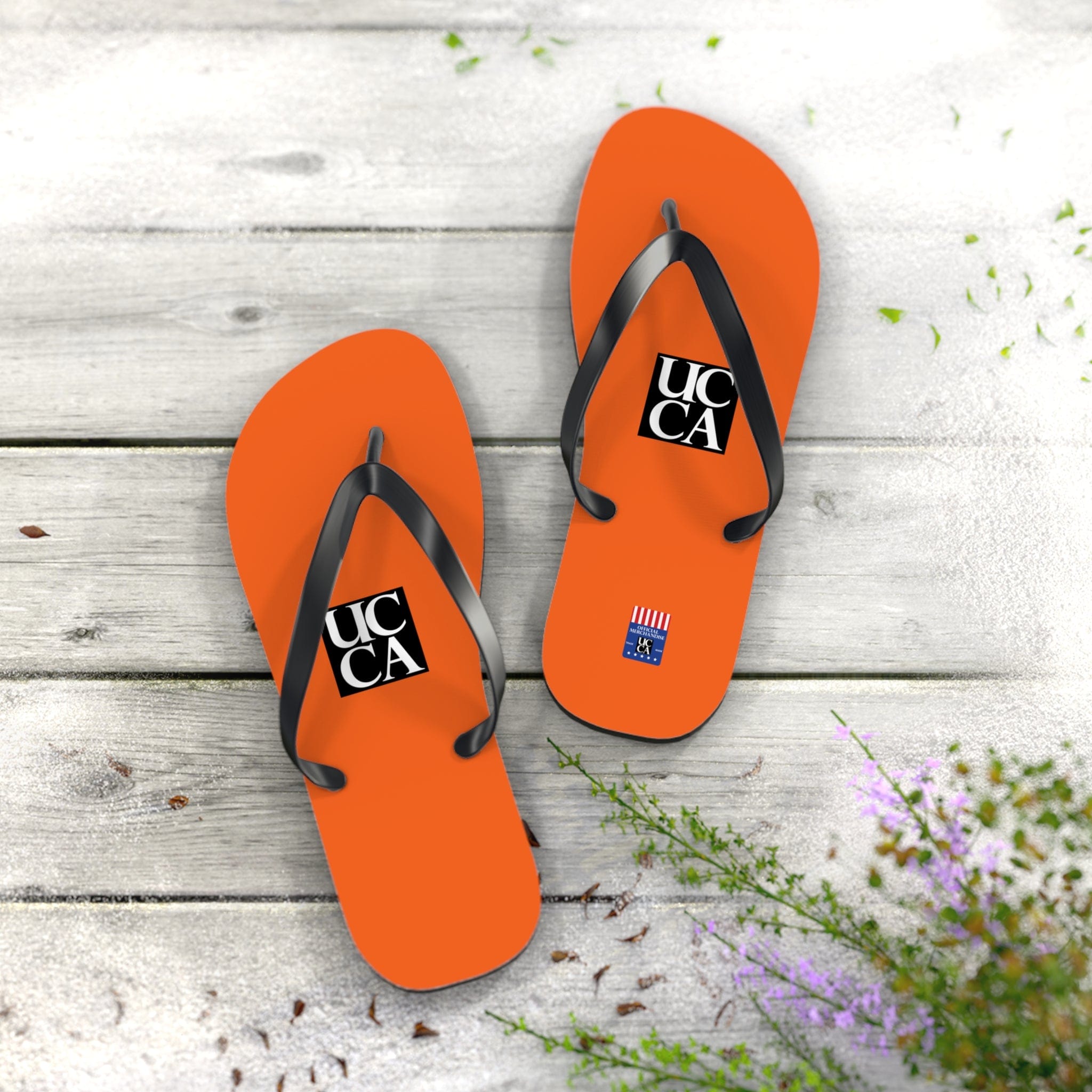 Step Into Summer with UCCA Flip Flops - Orange Shoes