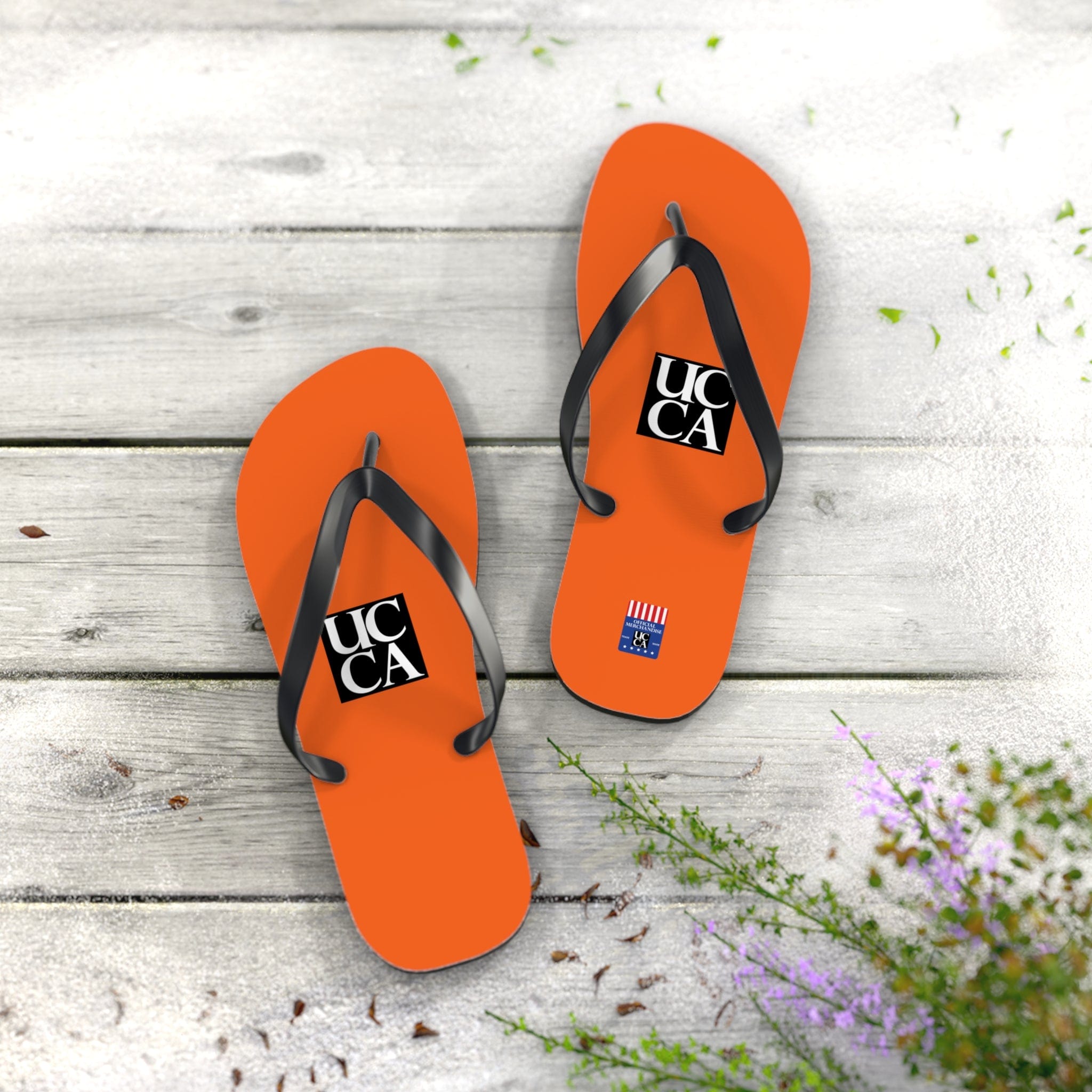 Step Into Summer with UCCA Flip Flops - Orange Shoes