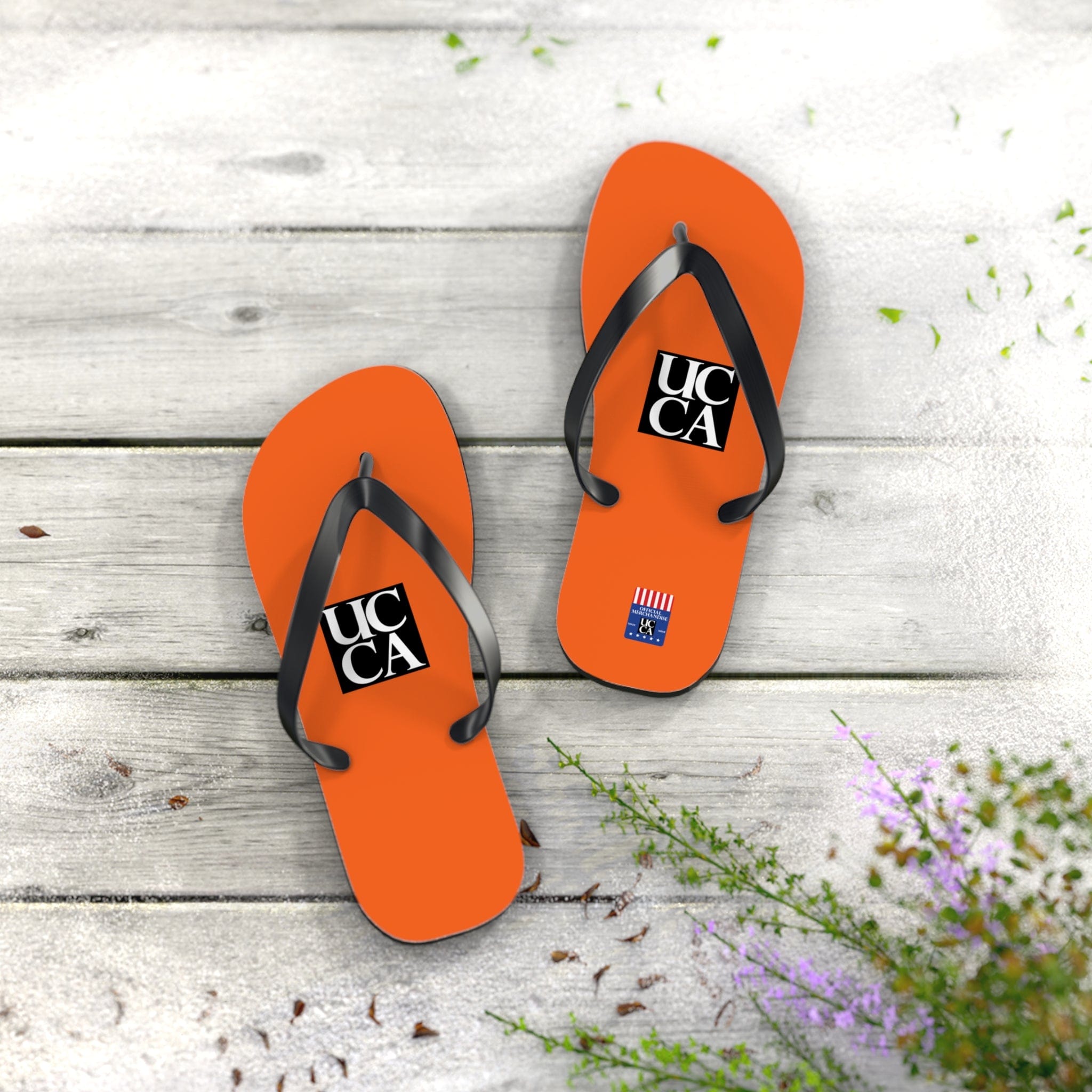 Step Into Summer with UCCA Flip Flops - Orange Shoes