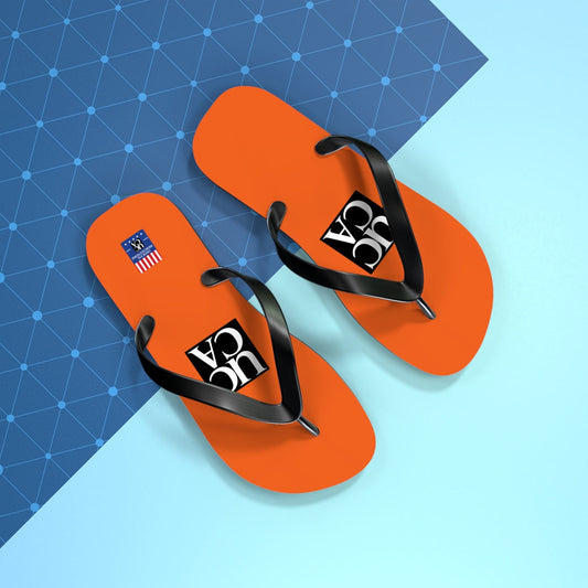 Step Into Summer with UCCA Flip Flops - Orange Shoes