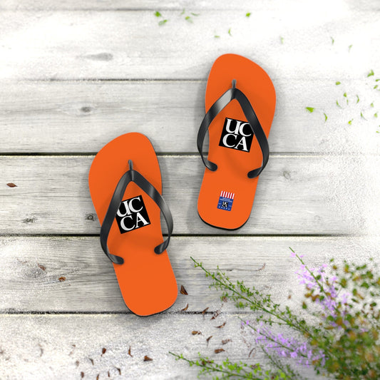 Step Into Summer with UCCA Flip Flops - Orange Shoes