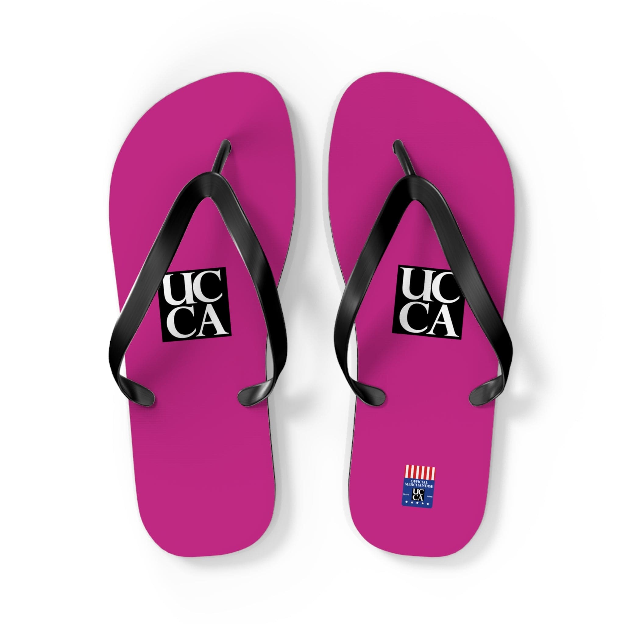 Step Into Summer with UCCA Flip Flops - Pink L / Black sole Shoes