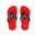 Step Into Summer with UCCA Flip Flops - Red S / Black sole Shoes