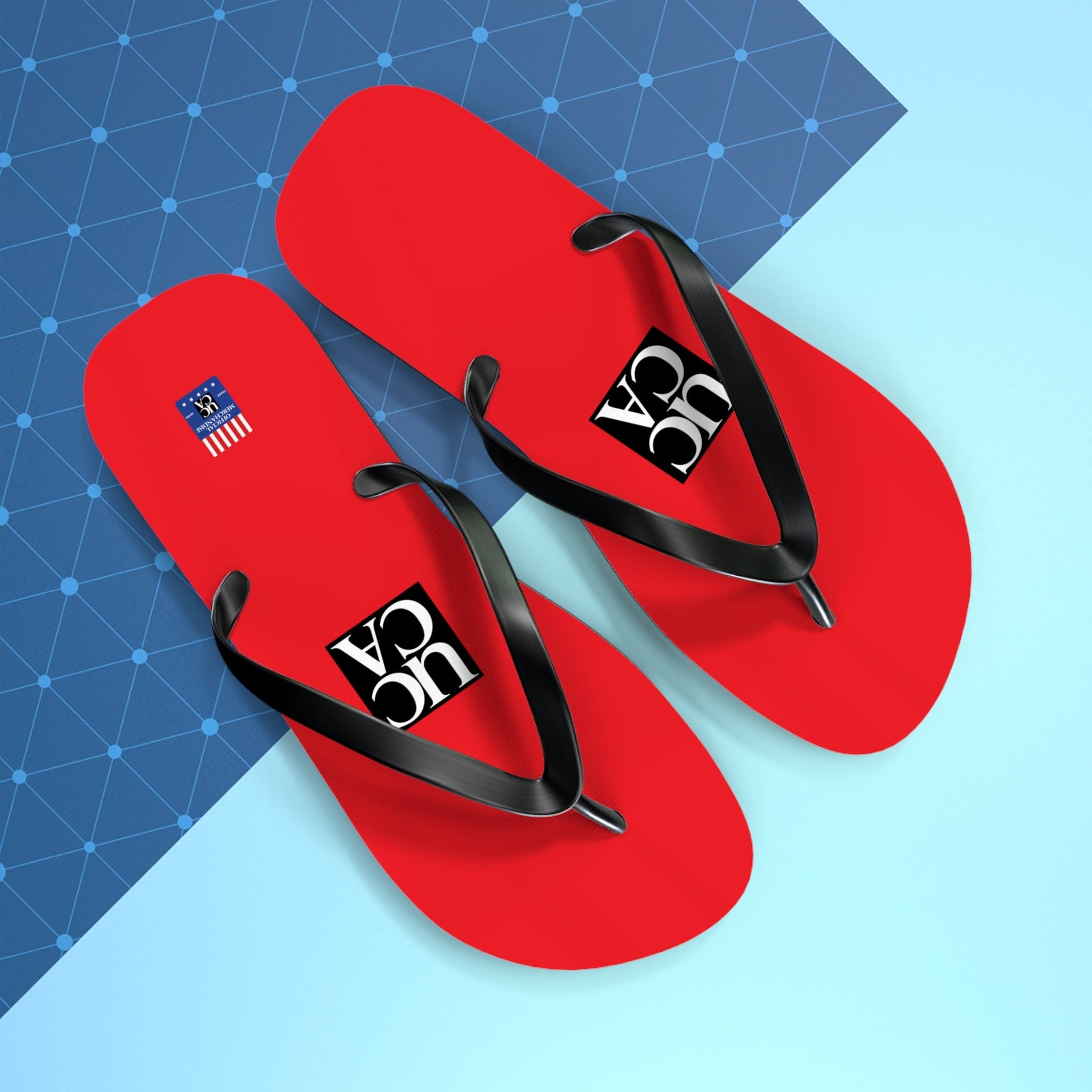 Step Into Summer with UCCA Flip Flops - Red Shoes
