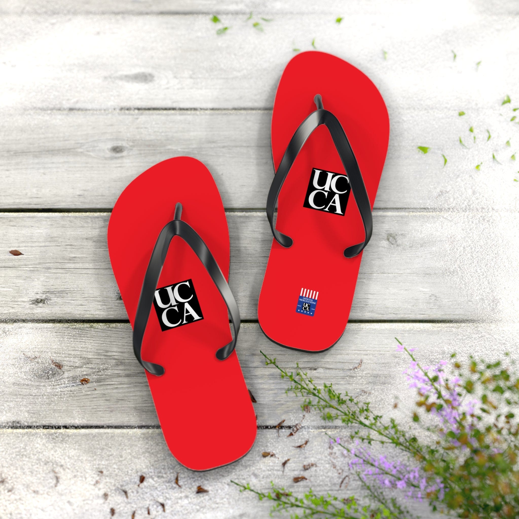 Step Into Summer with UCCA Flip Flops - Red Shoes