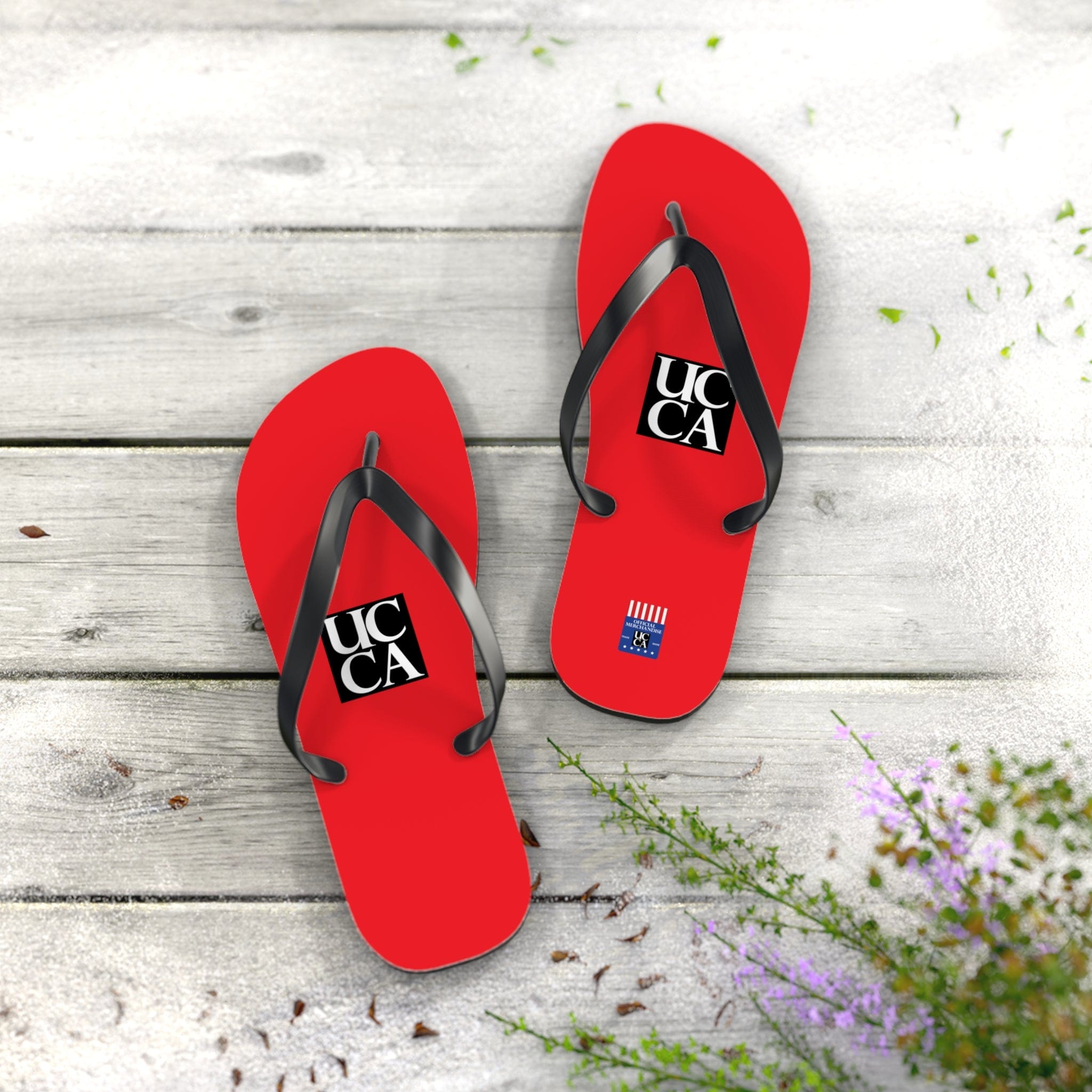 Step Into Summer with UCCA Flip Flops - Red Shoes