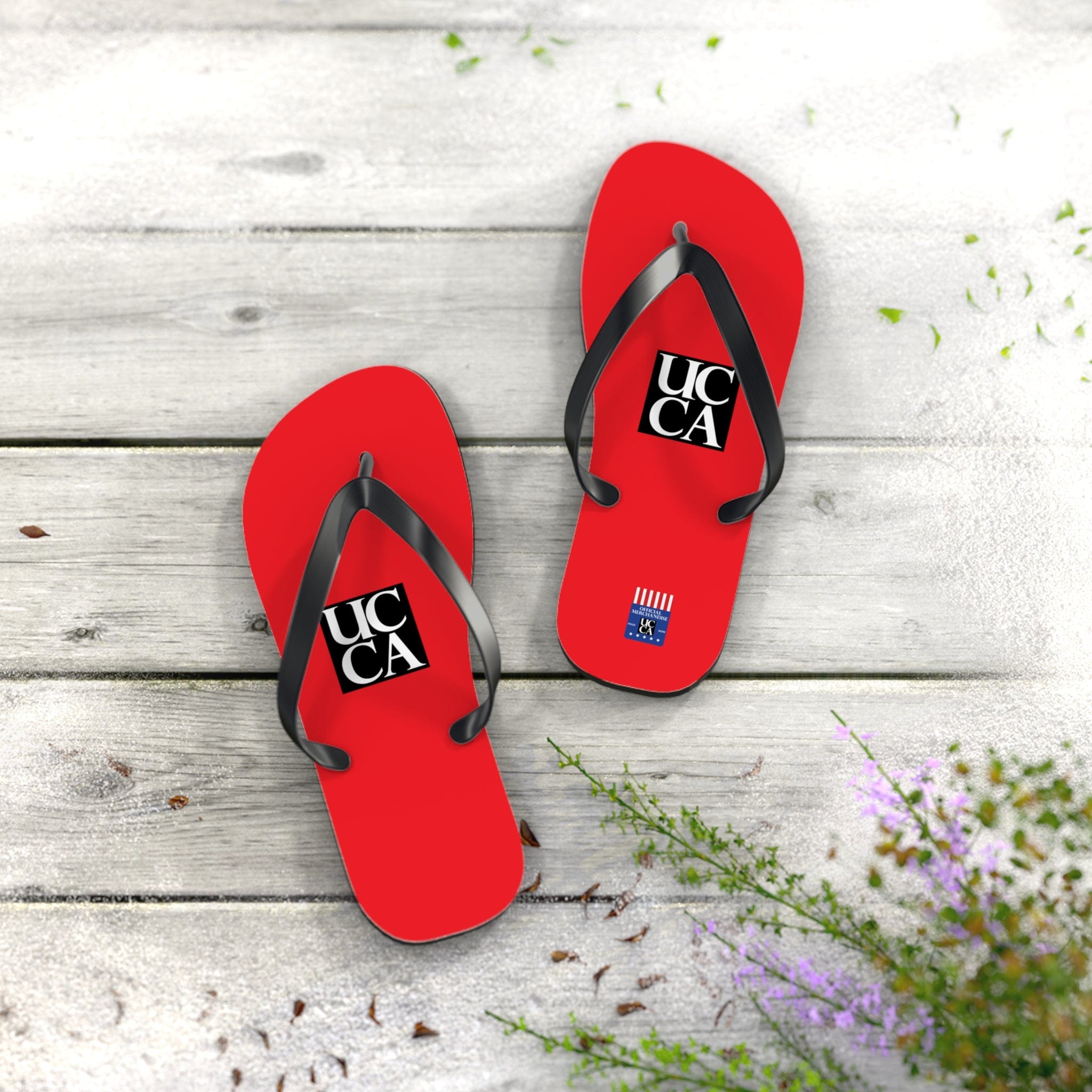Step Into Summer with UCCA Flip Flops - Red Shoes