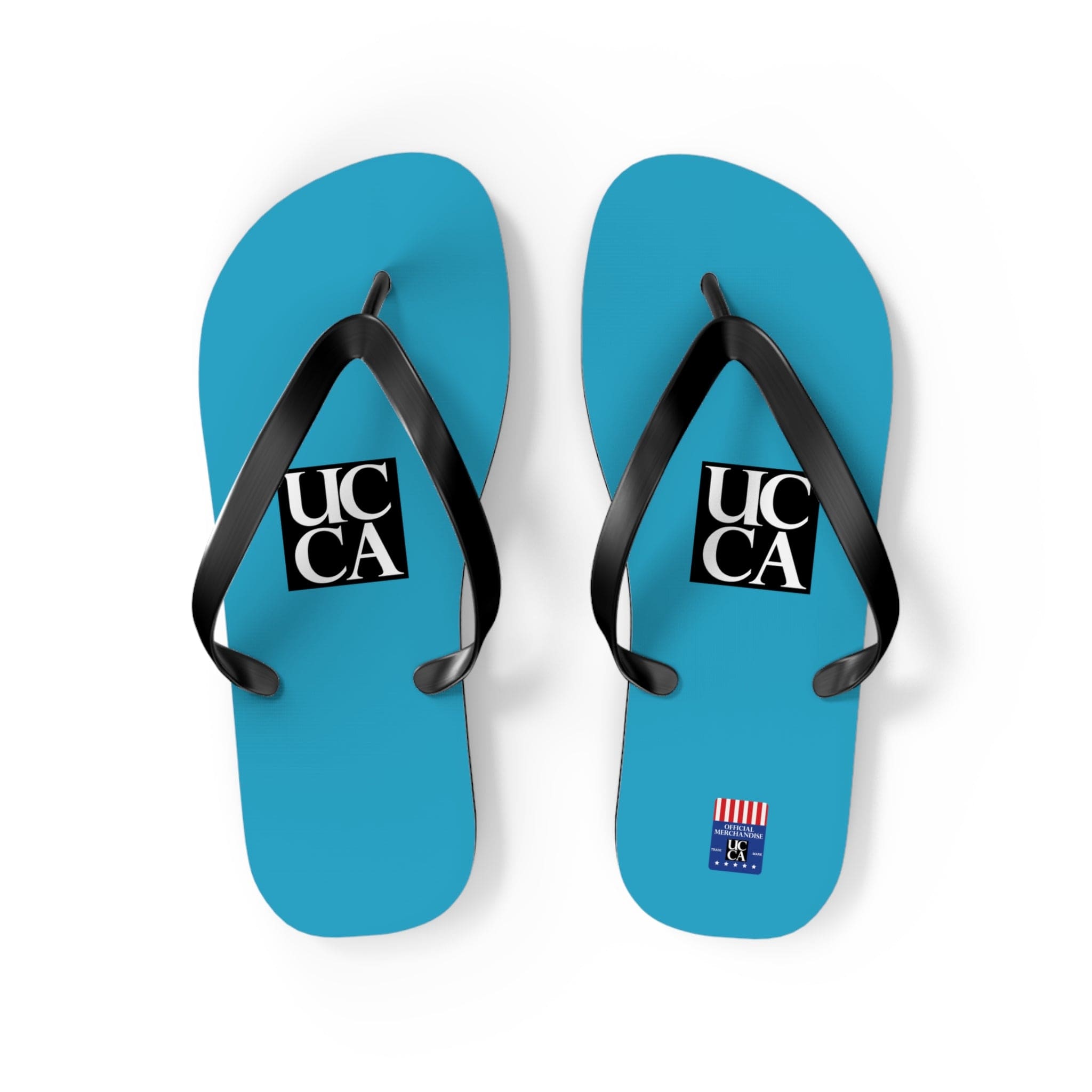 Step Into Summer with UCCA Flip Flops - Turquoise M / Black sole Shoes