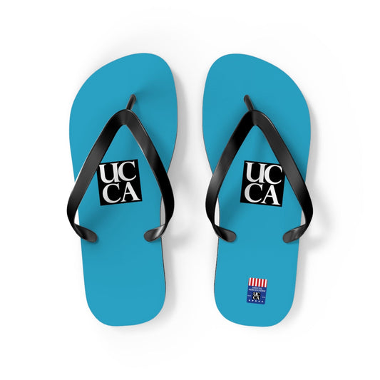Step Into Summer with UCCA Flip Flops - Turquoise M / Black sole Shoes