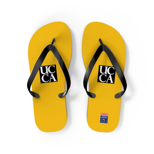 Step Into Summer with UCCA Flip Flops - Yellow M / Black sole Shoes