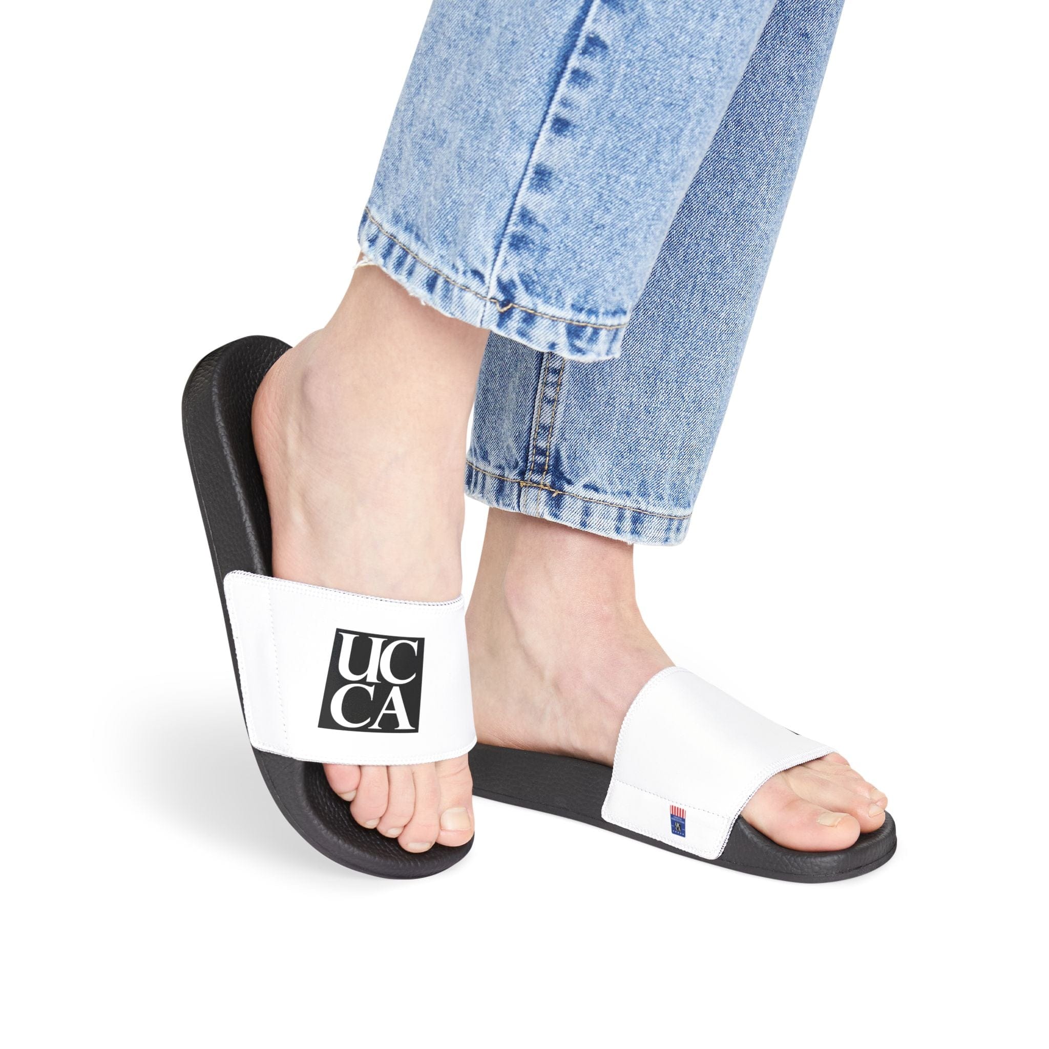 Stride into Summer with UCCA Personalized Womens Slide Sandals Black / US 6 Shoes