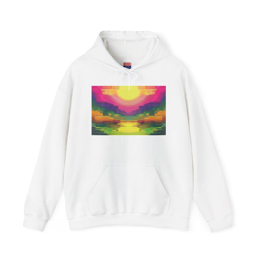 "Sunset Glow" Unisex Heavy™ Blend Hoodie - Front and Back Print Hoodie