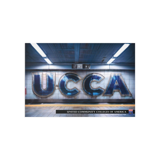Symphony in Blue: UCCA Fine Art Postcard - 2 sizes available 6" x 4" / 1 pc / Glossy Paper products