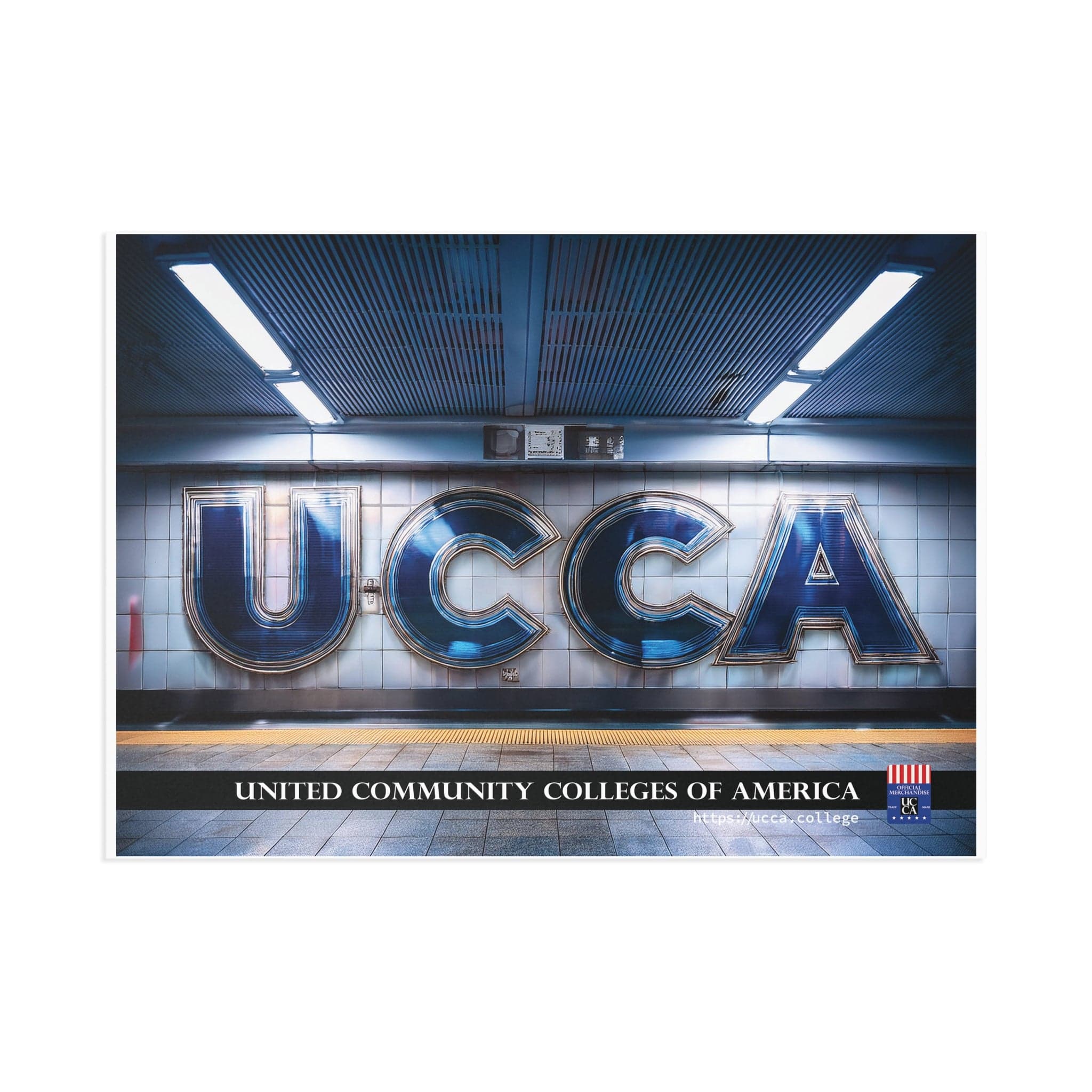 Symphony in Blue: UCCA Fine Art Postcard - 2 sizes available 7
