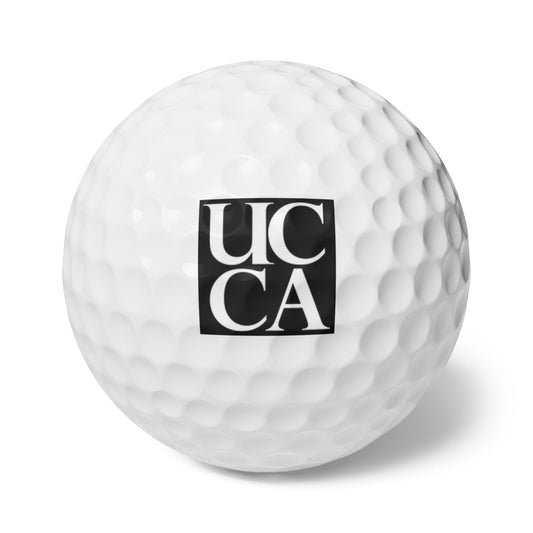 The Gentleman’s Golf Ball: UCCA Monogram Edition. 6pcs 1.7" / 6 pcs Accessories