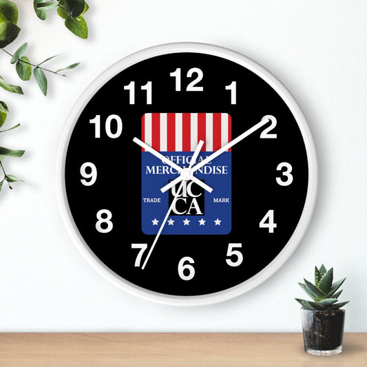The Official UCCA Timekeeper: Wall Clock - Black Watch Face Home Decor