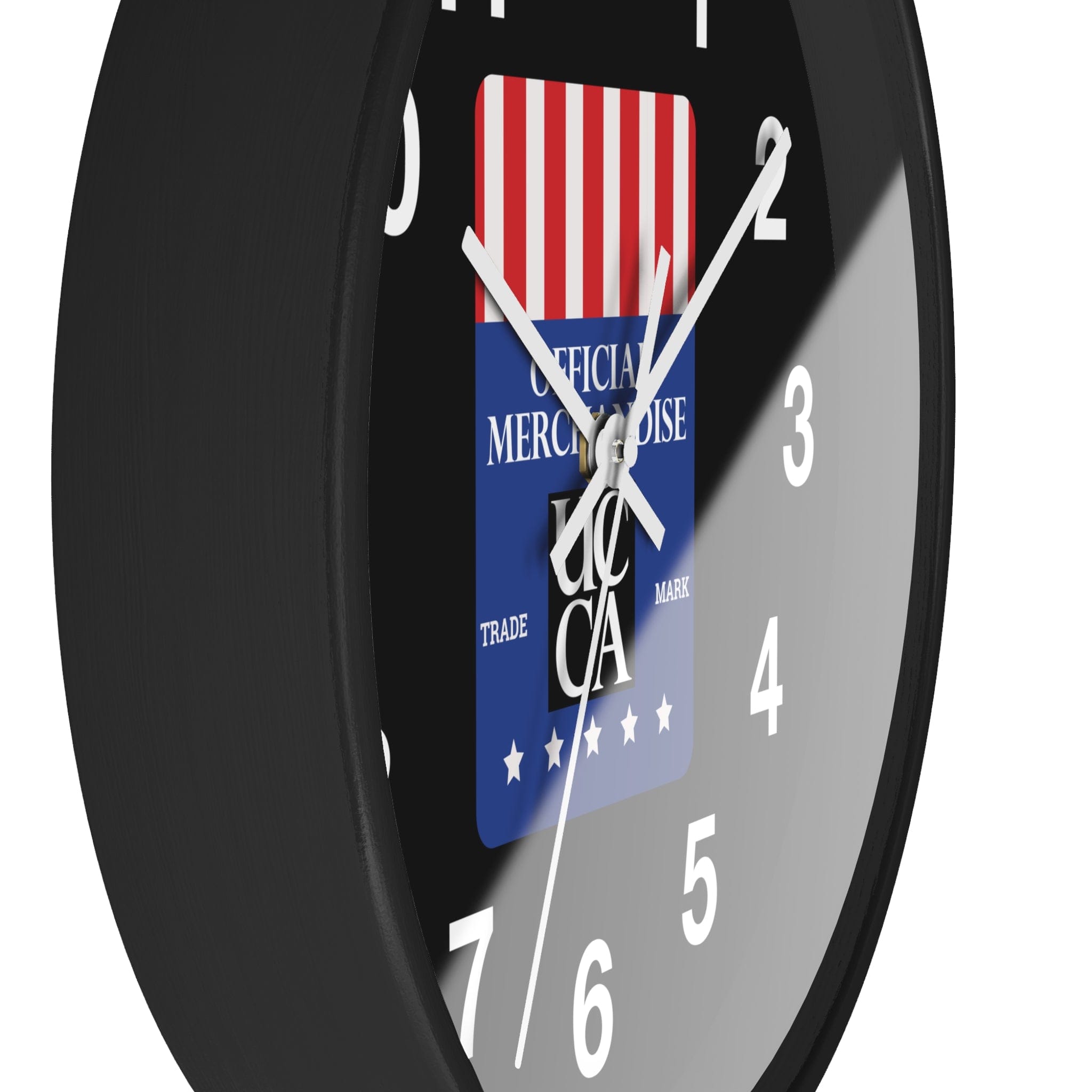 The Official UCCA Timekeeper: Wall Clock - Black Watch Face Home Decor