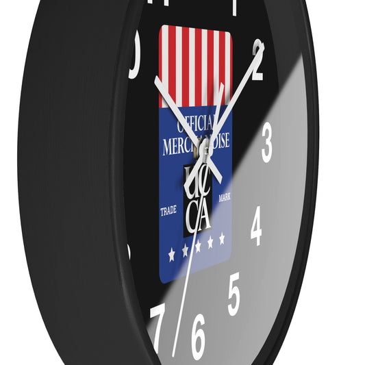 The Official UCCA Timekeeper: Wall Clock - Black Watch Face Home Decor