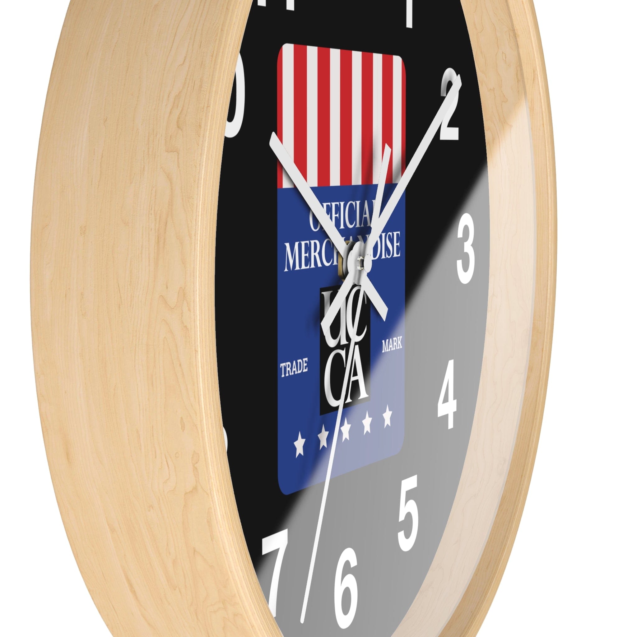The Official UCCA Timekeeper: Wall Clock - Black Watch Face Home Decor