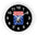 The Official UCCA Timekeeper: Wall Clock - Black Watch Face White Base / White / 10" Home Decor
