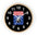The Official UCCA Timekeeper: Wall Clock - Black Watch Face Wooden Base / White / 10" Home Decor