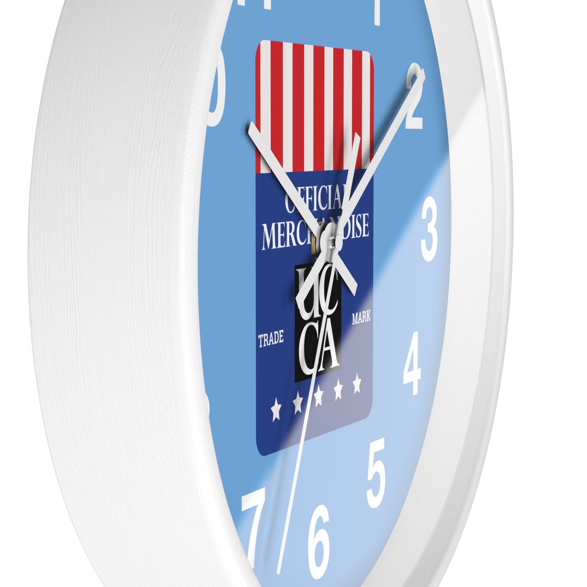 The Official UCCA Timekeeper: Wall Clock - Blue Watch Face Home Decor