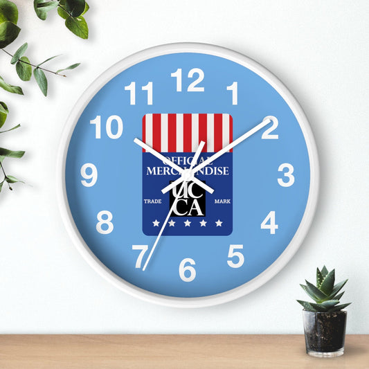 The Official UCCA Timekeeper: Wall Clock - Blue Watch Face Home Decor