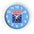 The Official UCCA Timekeeper: Wall Clock - Blue Watch Face White Base / White / 10" Home Decor