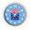 The Official UCCA Timekeeper: Wall Clock - Blue Watch Face Wooden Base / White / 10" Home Decor