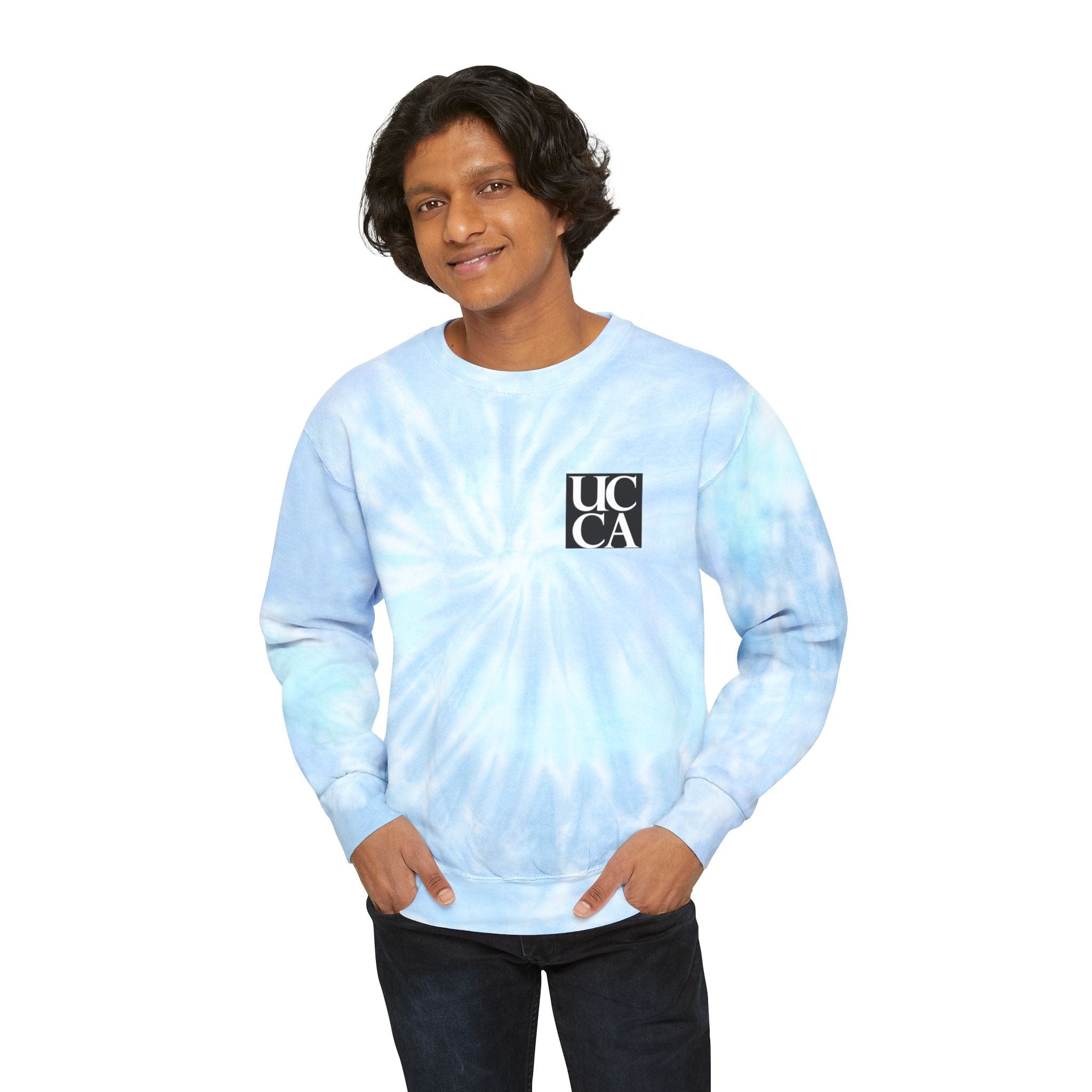 Throwback Vibes: UCCA Tie-Dye Sweatshirt - 3 Styles Lagoon / 3XL Sweatshirt