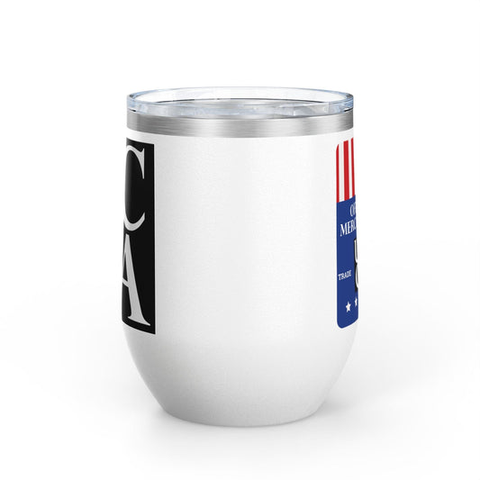 UCCA 12oz Stainless Steel Wine Tumbler 12oz / White Mug