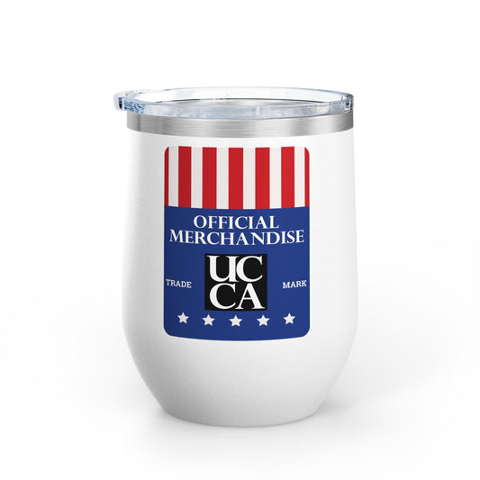 UCCA 12oz Stainless Steel Wine Tumbler 12oz / White Mug