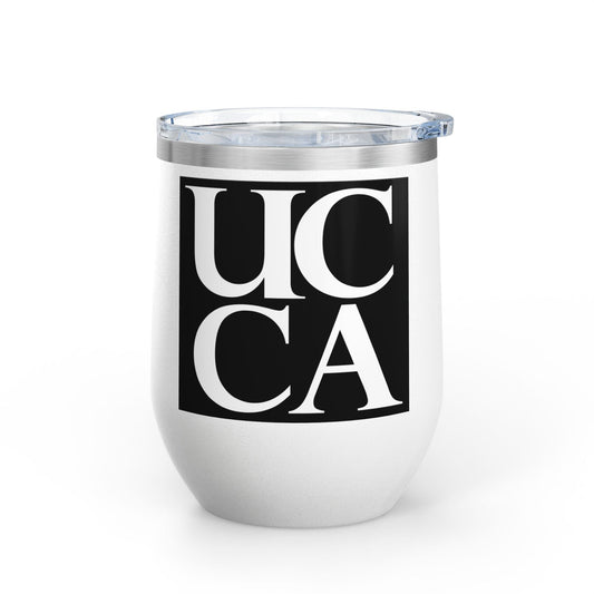 UCCA 12oz Stainless Steel Wine Tumbler 12oz / White Mug