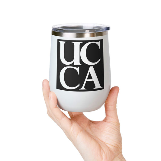 UCCA 12oz Stainless Steel Wine Tumbler 12oz / White Mug