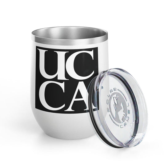 UCCA 12oz Stainless Steel Wine Tumbler 12oz / White Mug
